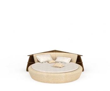 Modern Round Bed-ID:281352042