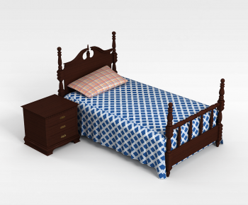 American Style Single Bed-ID:362864976