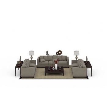 New Chinese Style Sofa Combination-ID:435388091