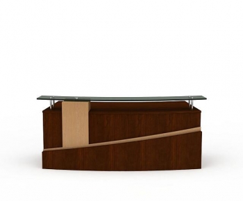 Modern Reception Desk-ID:347657929