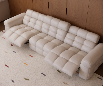 Modern Three-seat Sofa-ID:400773055