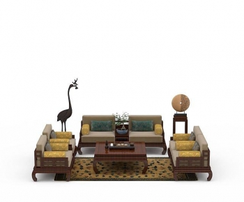 New Chinese Style Sofa Combination-ID:985142953