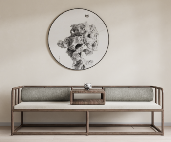 New Chinese Style A Sofa For Two-ID:630279067