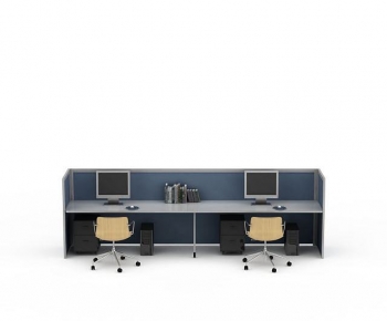Modern Office Desk And Chair-ID:162074097