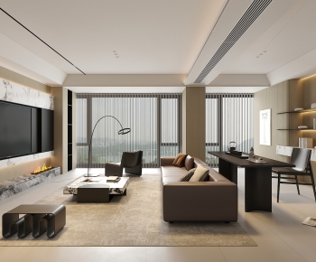 Modern A Living Room-ID:466998107