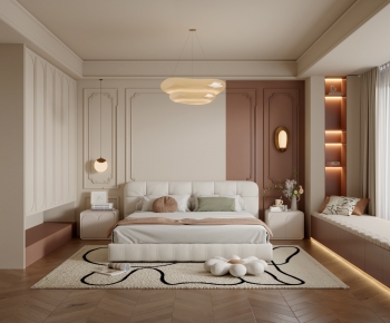 French Style Bedroom-ID:584351061