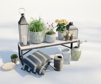 Modern Potted Green Plant-ID:741871126