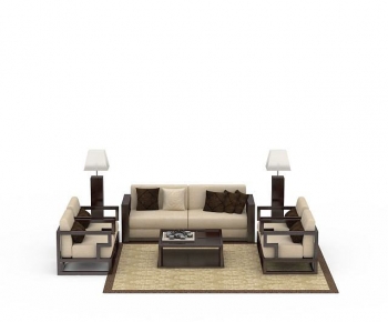 New Chinese Style Sofa Combination-ID:455570272