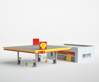 Modern Gas Station-ID:981373074