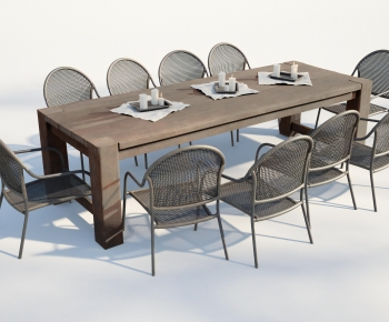 Modern Dining Table And Chairs-ID:774652008