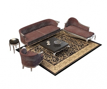 European Style Sofa Combination-ID:611234904