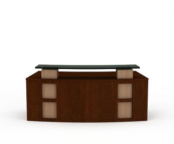 Modern Reception Desk-ID:727229154