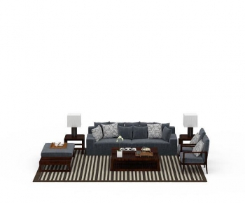 New Chinese Style Sofa Combination-ID:828025103