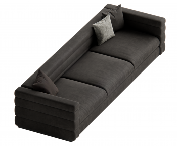 Modern Three-seat Sofa-ID:197980475
