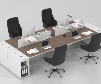 Modern Office Desk And Chair-ID:849338059