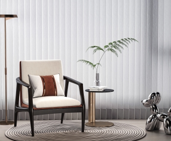 New Chinese Style Lounge Chair-ID:385909088