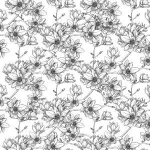 ModernAnimal And Plant Pattern Wallpaper