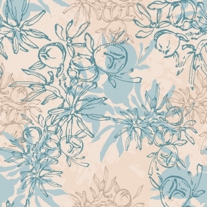 ModernAnimal And Plant Pattern Wallpaper
