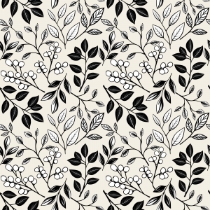 ModernAnimal And Plant Pattern Wallpaper