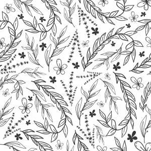 ModernAnimal And Plant Pattern Wallpaper