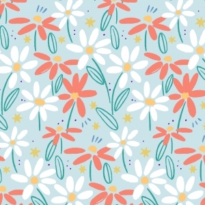 ModernAnimal And Plant Pattern Wallpaper