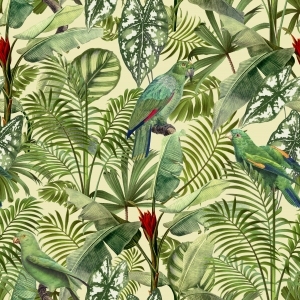 ModernAnimal And Plant Pattern Wallpaper