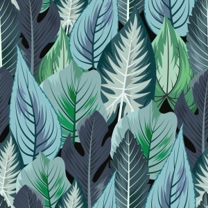 ModernAnimal And Plant Pattern Wallpaper