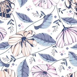 ModernAnimal And Plant Pattern Wallpaper