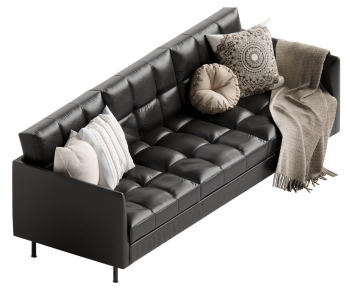 Modern Three-seat Sofa-ID:412796021