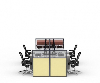 Modern Office Desk And Chair-ID:706223011