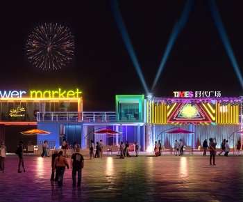 Modern Commercial Street-ID:990262993