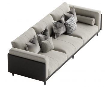 New Chinese Style Three-seat Sofa-ID:828072074