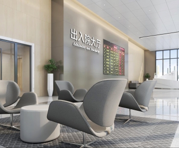 Modern Hospital Hall-ID:478411917