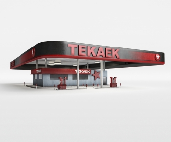 Modern Gas Station-ID:152076018