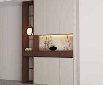 New Chinese Style Shoe Cabinet-ID:174961091