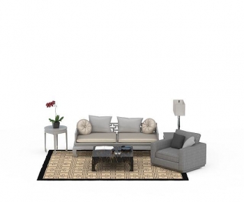 New Chinese Style Sofa Combination-ID:904910093