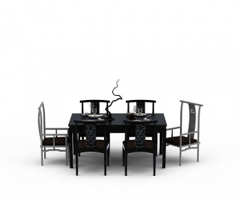 New Chinese Style Dining Table And Chairs-ID:543406961