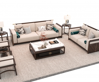 New Chinese Style Sofa Combination-ID:544563068