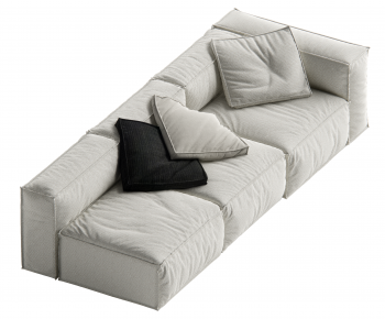 Modern Three-seat Sofa-ID:115689993
