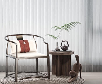 New Chinese Style Lounge Chair-ID:243009094