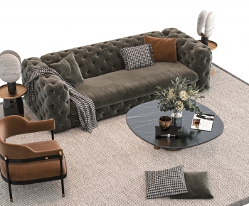 Simple European Style Sofa Combination-ID:686193943