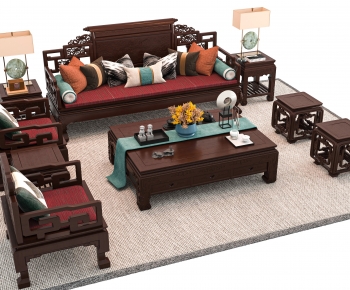 Chinese Style Sofa Combination-ID:769820262