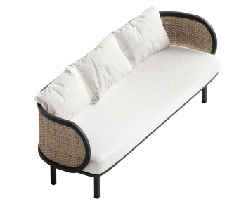 Modern Three-seat Sofa-ID:708189092