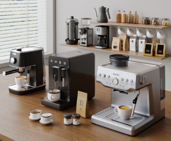 Modern Kitchen Electric Coffee Machine-ID:148546931