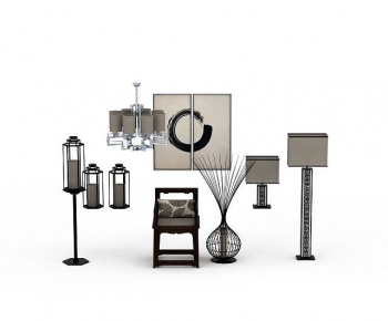 New Chinese Style Floor Lamp-ID:365026955