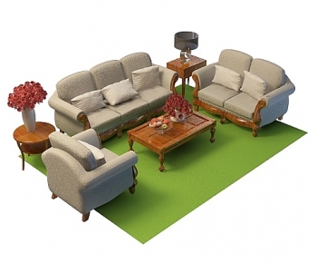 European Style Sofa Combination-ID:115993021