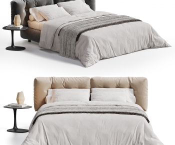 Modern Double Bed-ID:829539069