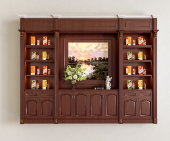 New Classical Style Wine Cabinet-ID:114825969