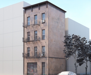European Style Appearance Of Commercial Building-ID:224792963