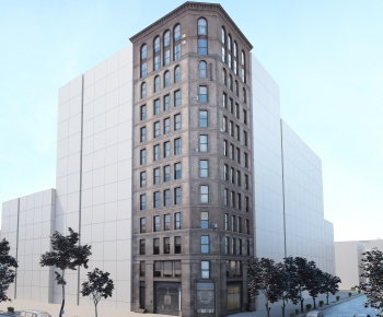 European Style Appearance Of Commercial Building-ID:649099118